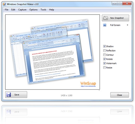 WinSnap screenshot 1