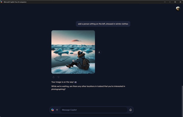 Microsoft Copilot screenshot 1