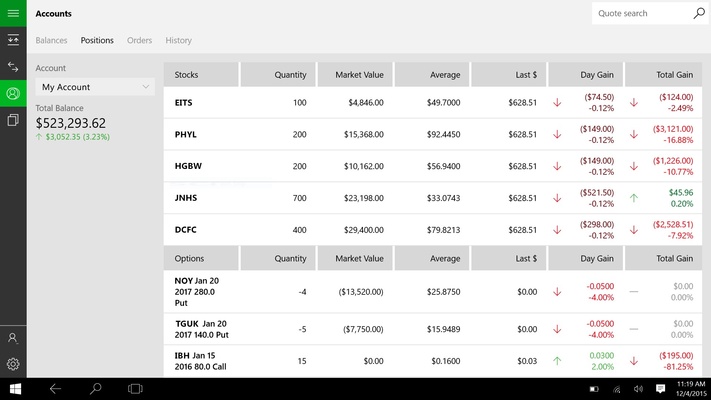 TD Ameritrade screenshot 1