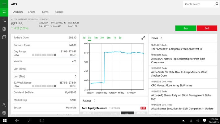 TD Ameritrade screenshot 1