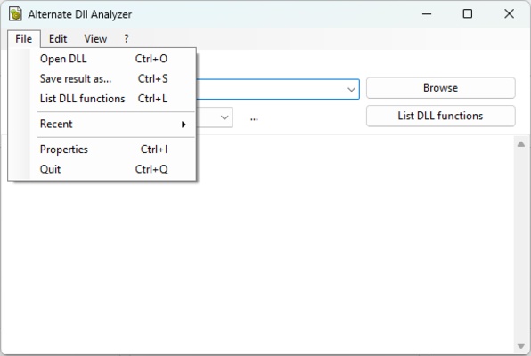 Alternate DLL Analyzer screenshot 1