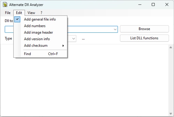 Alternate DLL Analyzer screenshot 1