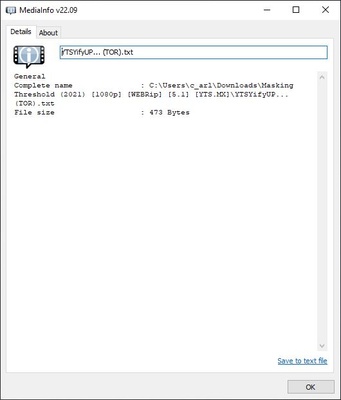 MediaInfo Lite screenshot 1