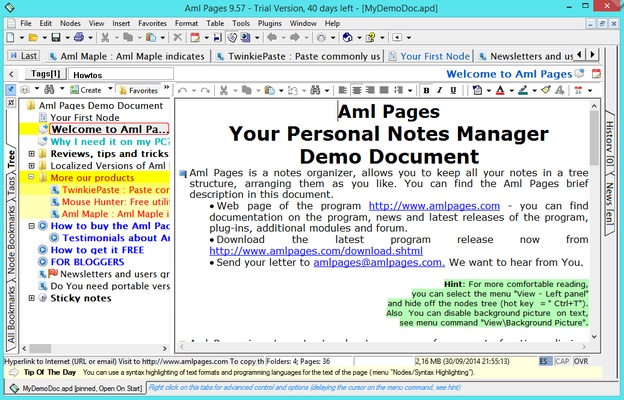 Aml Pages screenshot 1