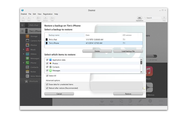 iMazing screenshot 1