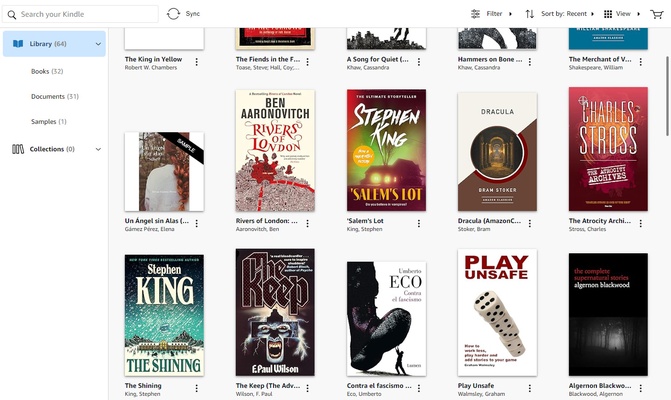 Kindle screenshot 1