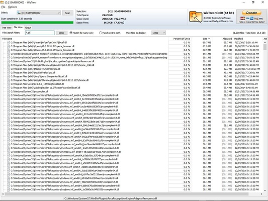 WizTree Portable screenshot 1