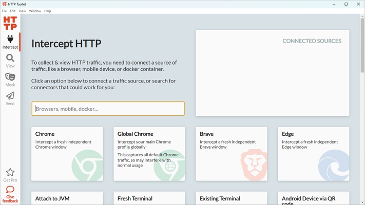 HTTP Toolkit screenshot 1