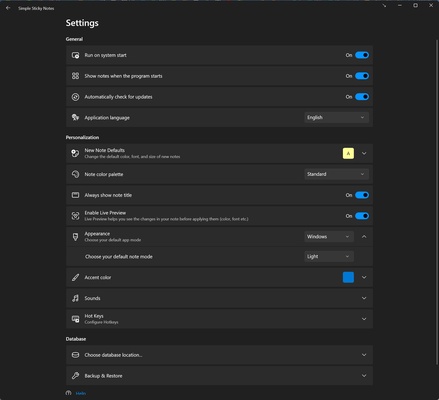 Simple Sticky Notes screenshot 1