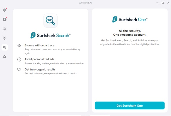 Surfshark screenshot 1