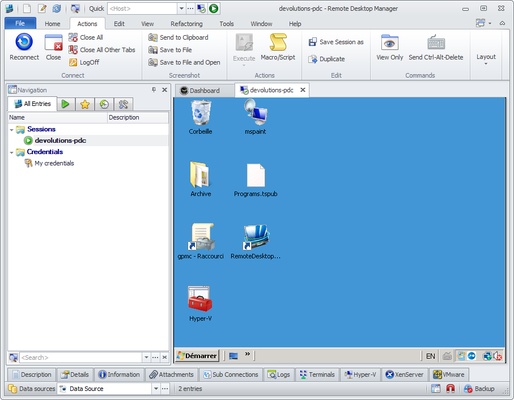 Remote Desktop Manager screenshot 1