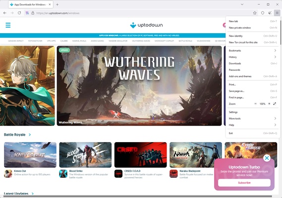 Tor Browser screenshot 1