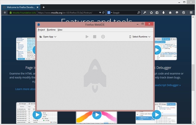 Firefox Developer Edition screenshot 1