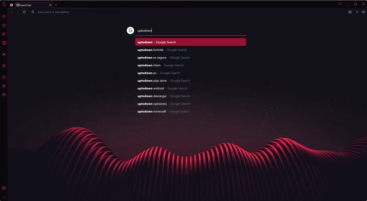 Opera GX screenshot 1