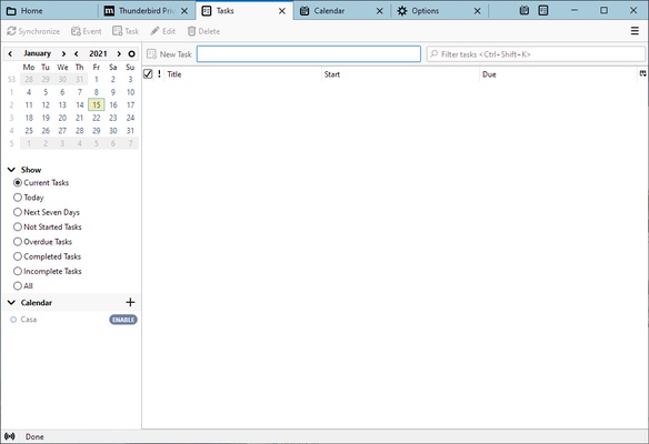 Thunderbird screenshot 1