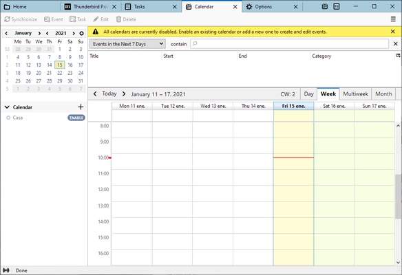 Thunderbird screenshot 1