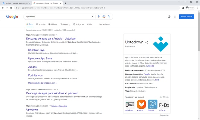 Google Chrome screenshot 1