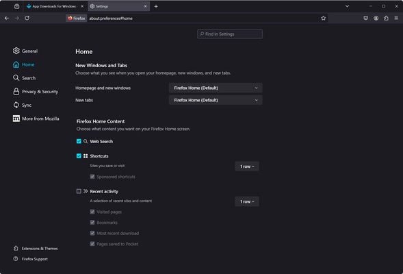Mozilla Firefox screenshot 1