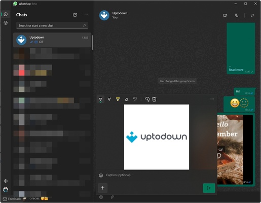 WhatsApp Desktop Beta screenshot 1