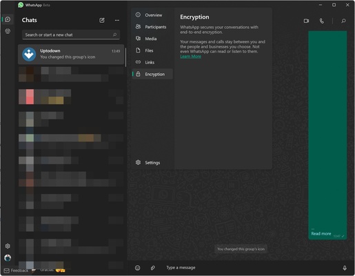 WhatsApp Desktop Beta screenshot 1