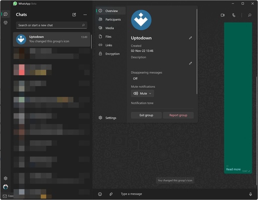 WhatsApp Desktop Beta screenshot 1