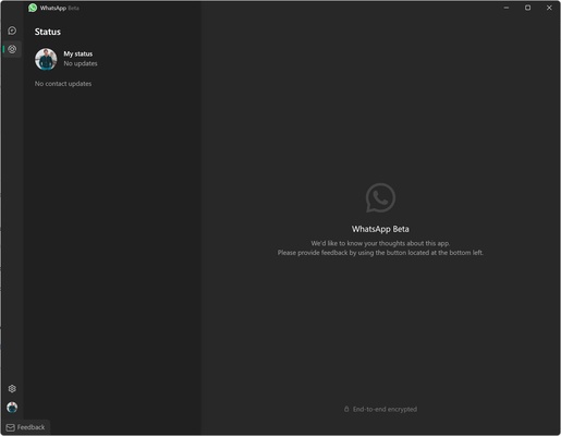 WhatsApp Desktop Beta screenshot 1