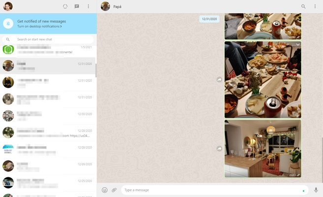 WhatsApp Desktop screenshot 1