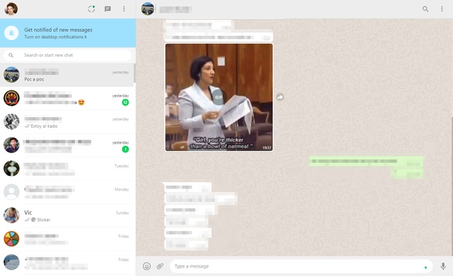 WhatsApp Desktop screenshot 1
