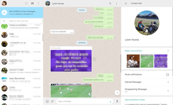 WhatsApp Desktop screenshot 1