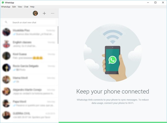 WhatsApp Desktop screenshot 1