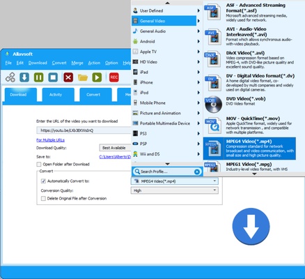 Allavsoft screenshot 1