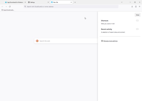 LibreWolf screenshot 1