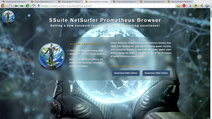 SSuite NetSurfer Prometheus screenshot 1