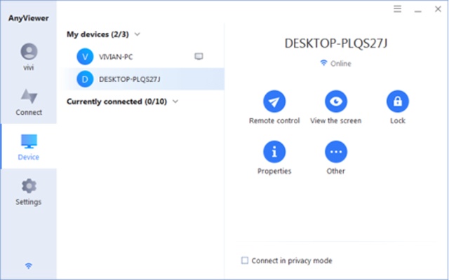 AnyViewer screenshot 1
