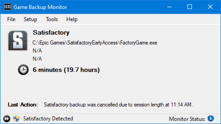 Game Backup Monitor screenshot 1