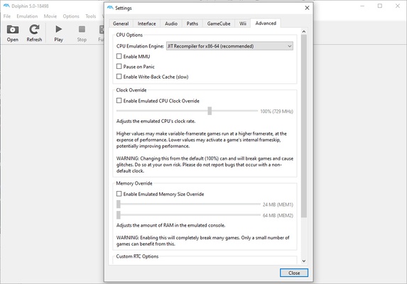 Dolphin Emulator screenshot 1