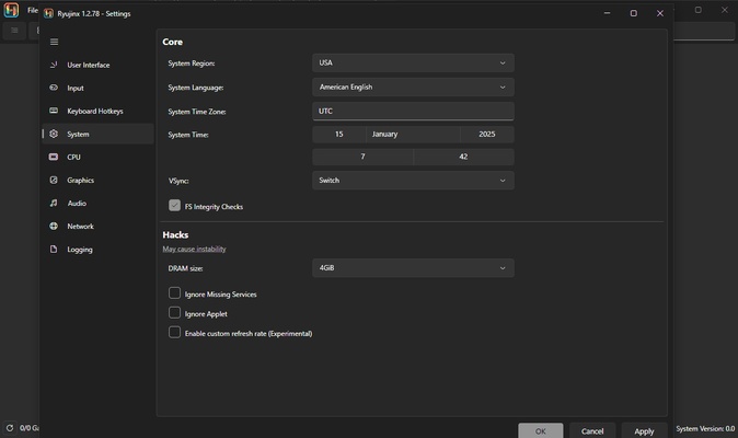 Ryujinx screenshot 1