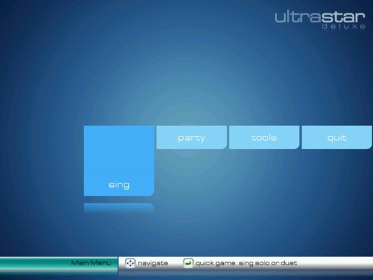 UltraStar Deluxe screenshot 1