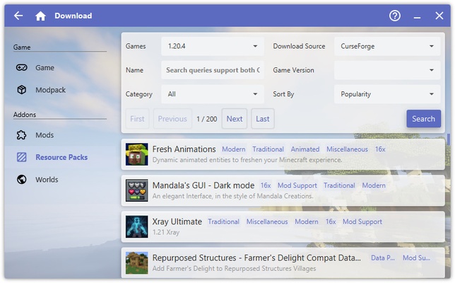Hello Minecraft! Launcher screenshot 1