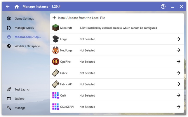 Hello Minecraft! Launcher screenshot 1