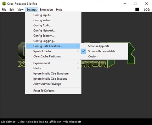 Cxbx-Reloaded screenshot 1