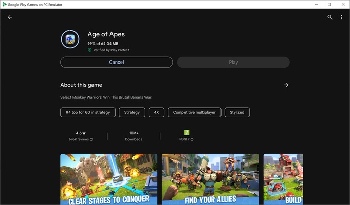 Google Play Games on PC Developer Emulator screenshot 1