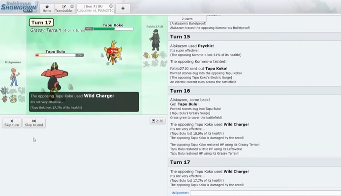 Pokémon Showdown screenshot 1