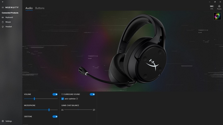 HyperX NGENUITY screenshot 1