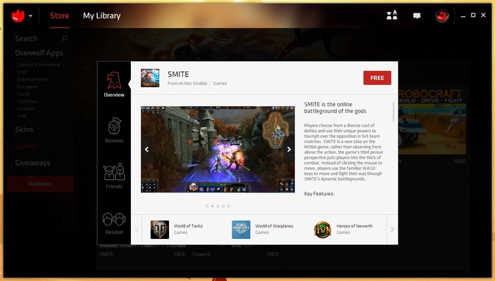 Overwolf screenshot 1