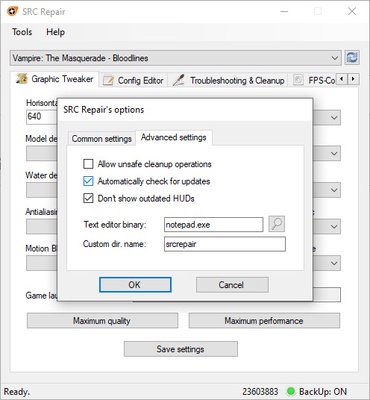 SRC Repair screenshot 1
