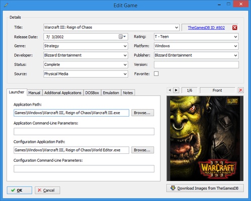 LaunchBox screenshot 1