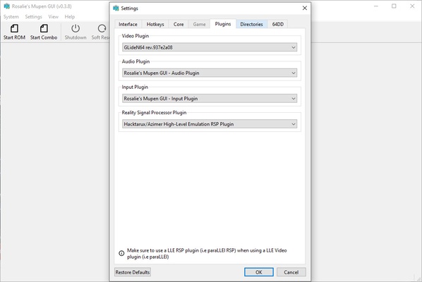 Rosalie's Mupen GUI screenshot 1