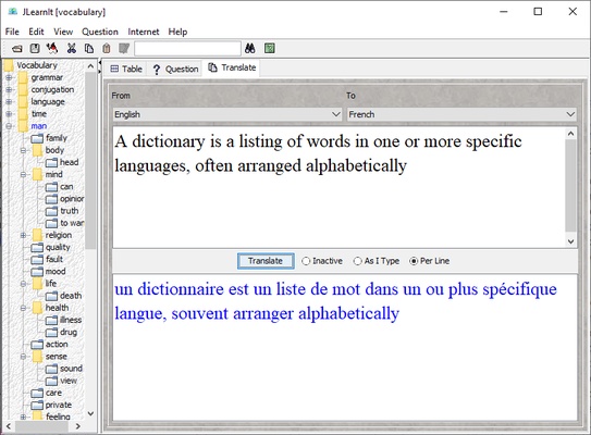 JLearnIt screenshot 1