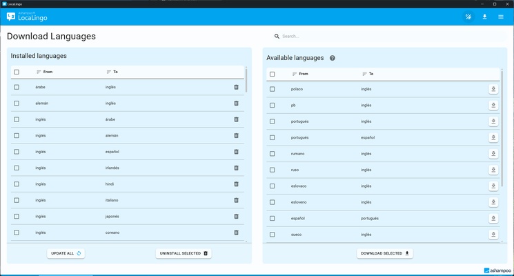 Ashampoo Loca­Lingo screenshot 1